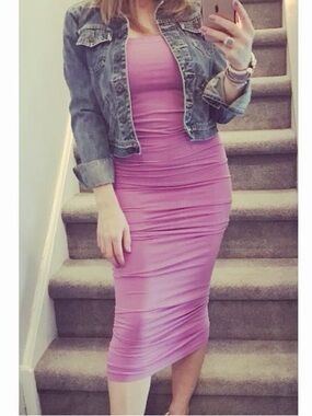 Wolford Fatal dress Lilac -Purple  size XS